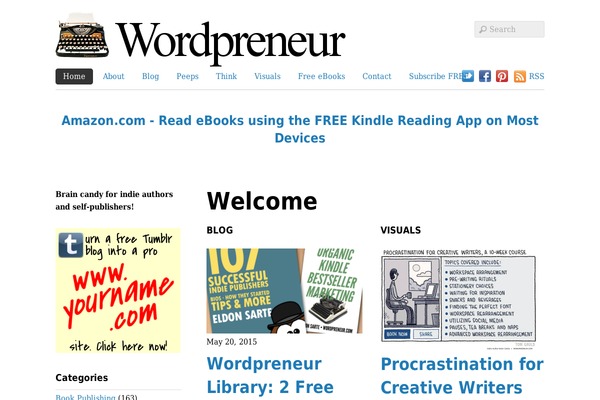 wordpreneur.com site used Basic