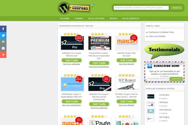 Cp theme site design template sample
