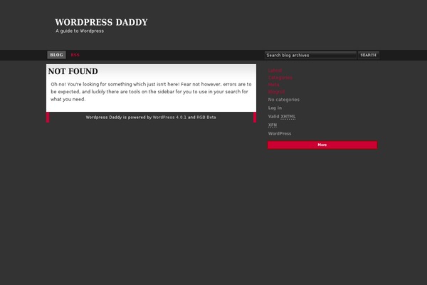 RGB theme site design template sample