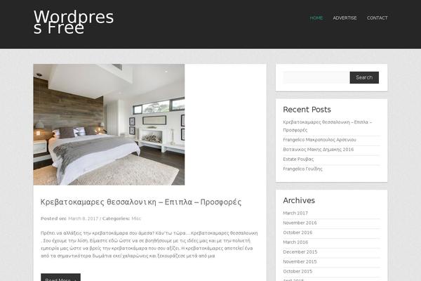 Nova Lite theme site design template sample