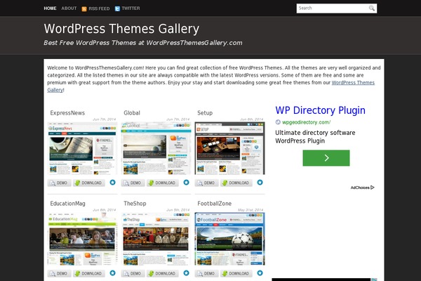 themesgallery WordPress theme, websites list used themesgallery theme themesgallery theme websites examples