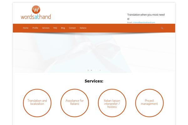 Sparse theme site design template sample