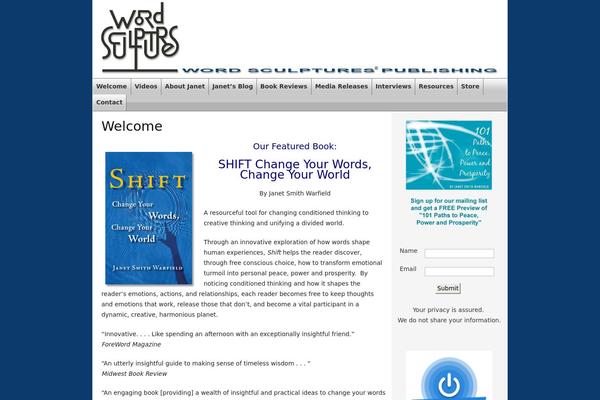 wordsculpturespublishing.com site used Builderchild-dark