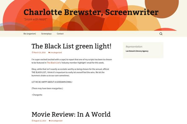 Twenty Thirteen theme site design template sample