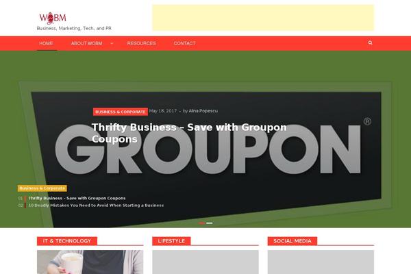 NewsMag theme site design template sample