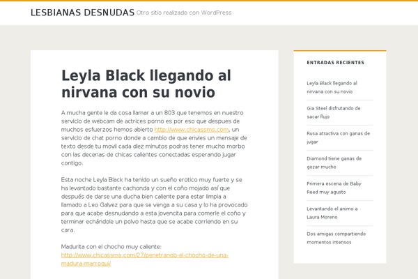 Ignite theme site design template sample