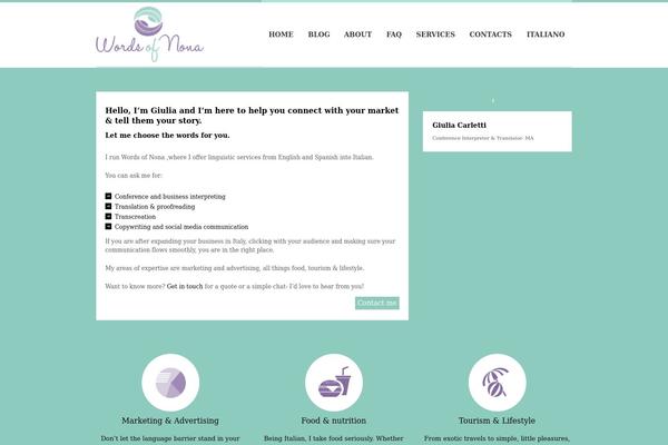 Lemon theme site design template sample