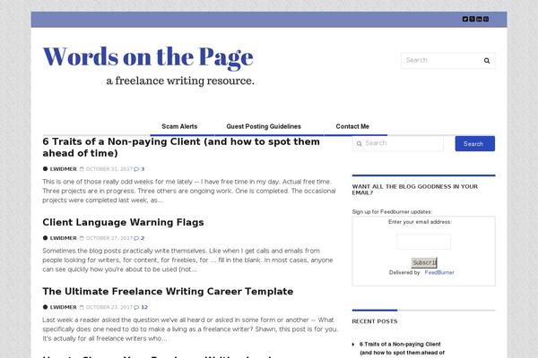 MinimalistBlogger theme site design template sample