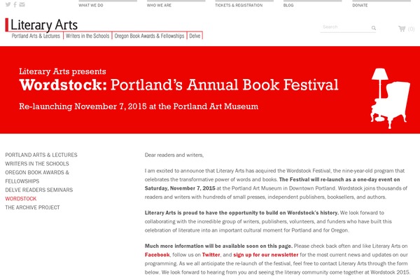 wordstockfestival.com site used Litarts2013