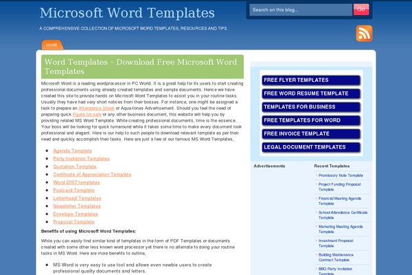 Engross theme site design template sample