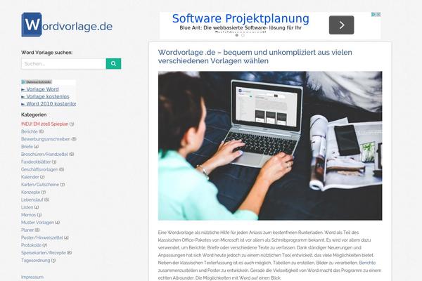 Pronto theme site design template sample