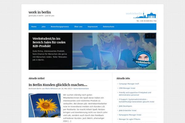 Wp Radiance 1.0.3 theme site design template sample