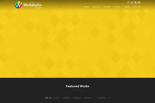 Construction theme site design template sample