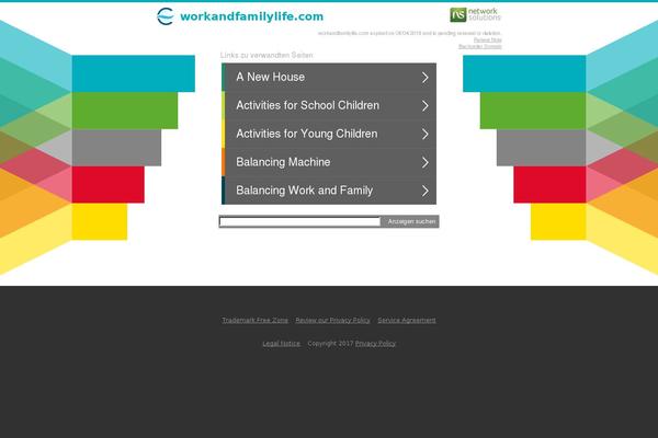 workandfamilylife.com site used Darkblueyellow