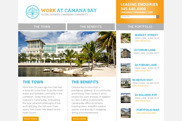 workatcamanabay.com site used Wcb