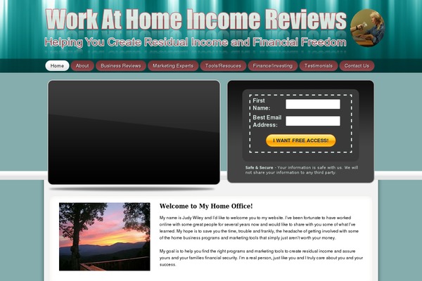 workathomeincomereviews.com site used Pandoraratingthemeibt