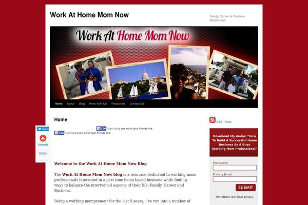 Twenty Ten theme site design template sample