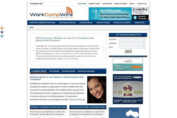 Site using Social-slider-2 plugin