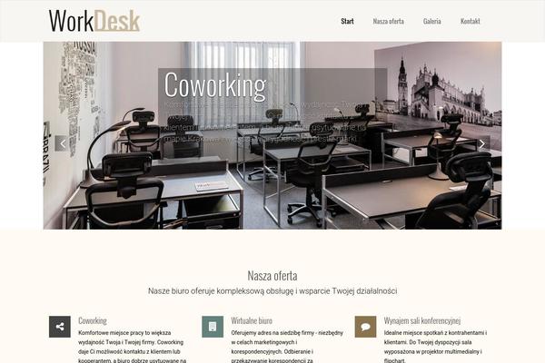Starter theme site design template sample