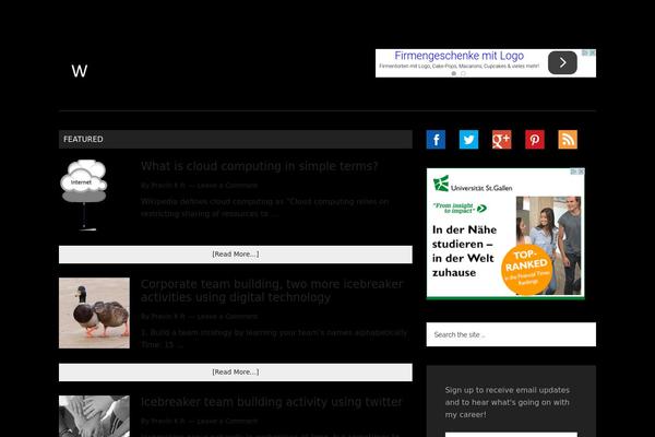 Site using Genesis Single Post Navigation plugin