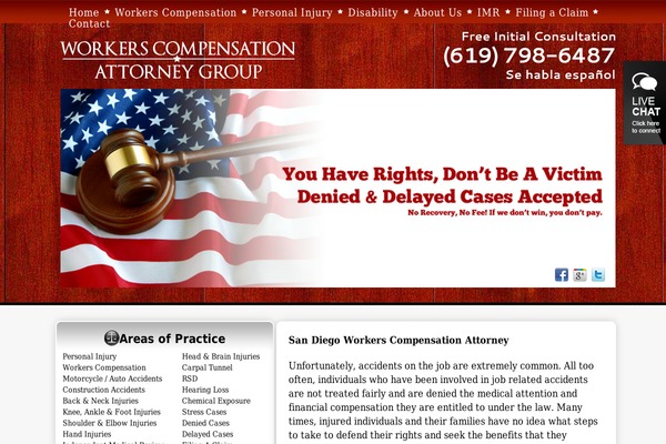 workerscompensationlawyerssandiego.com site used Cali-work-comp-lawyer