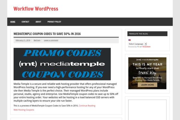 Dynamic News Lite theme site design template sample
