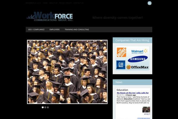 The Newswire theme site design template sample
