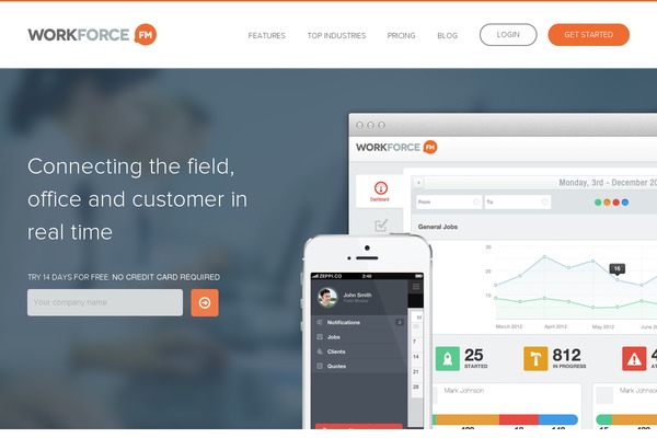 workforce theme websites examples