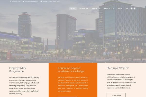 The7 theme site design template sample