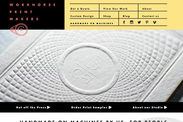 workhorseprints.com site used Workhorse