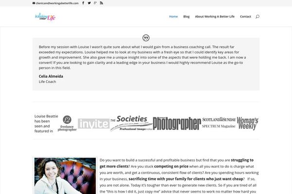 Pressive theme site design template sample