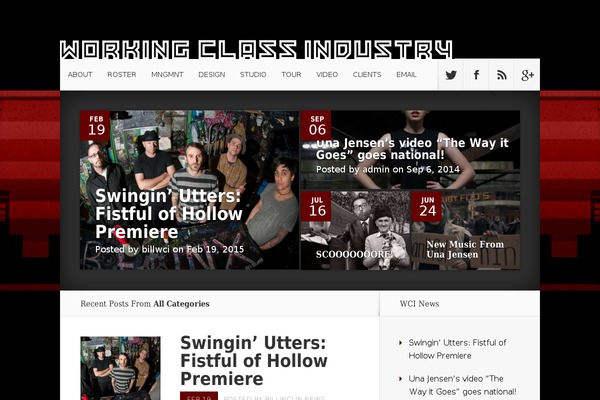 Nexus theme site design template sample