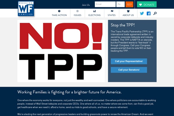 workingfamilies.org site used Ms-starter