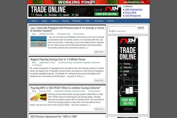 Schema theme site design template sample