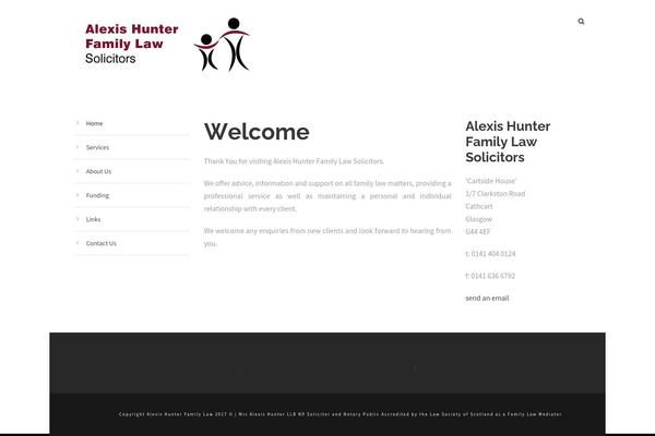Infinite-child theme site design template sample