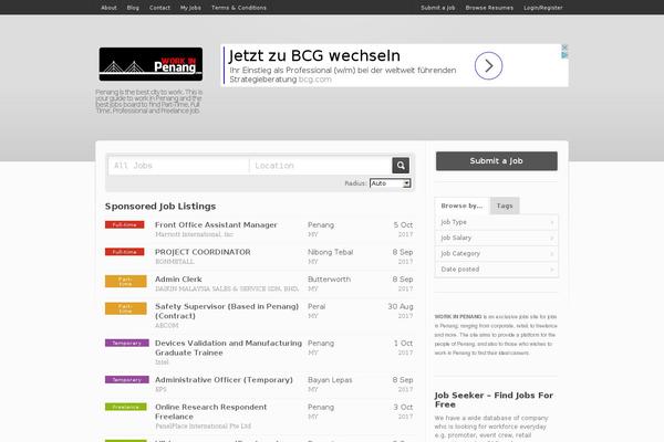 Site using Fxtender-lite-jobroller plugin
