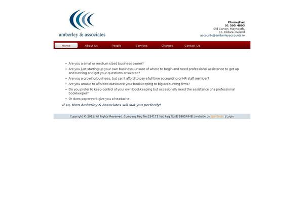 Continuum theme site design template sample