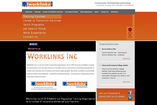 worklinks.com.au site used Worklinks