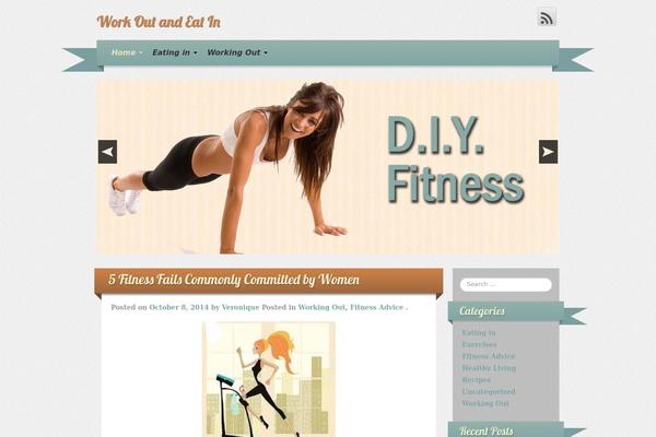 iRibbon theme site design template sample