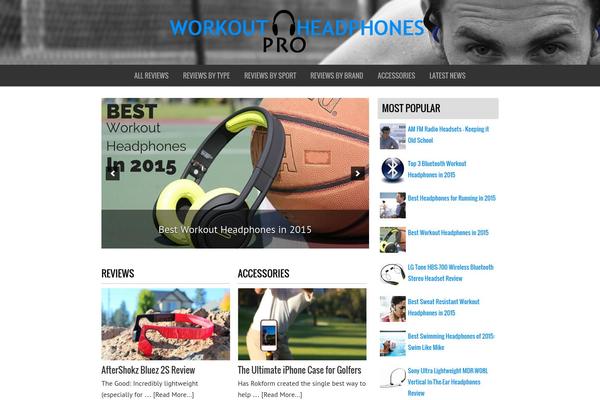 workoutheadphonespro.com site used Dynamik Gen