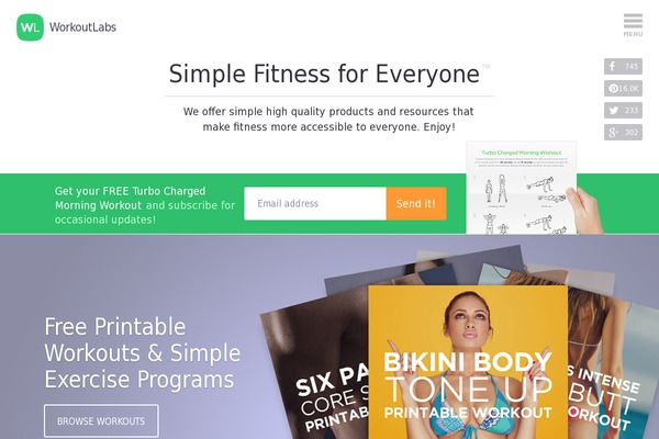 printableworkouts WordPress theme, websites list used printableworkouts theme printableworkouts theme websites examples