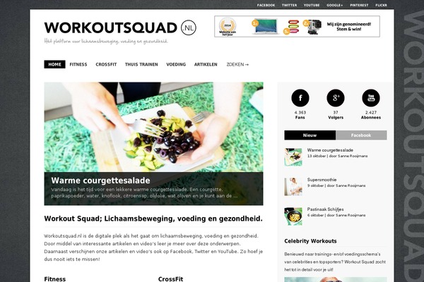 Site using Socialbox plugin