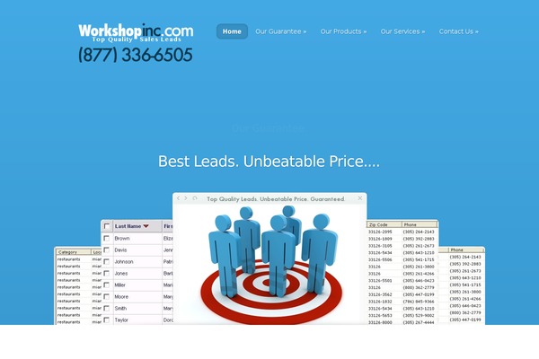 workshopinc.com site used Nimble
