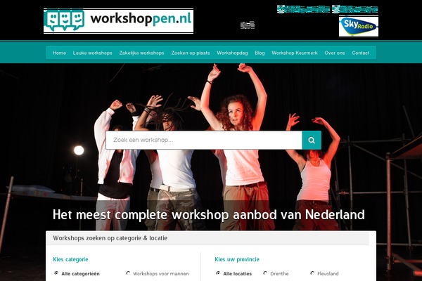 workshoppen.nl site used Campfour