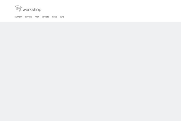 Workshop theme site design template sample