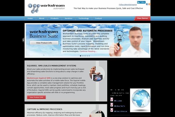 WS theme site design template sample
