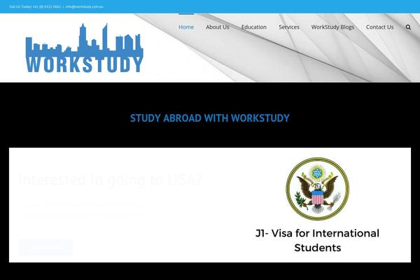 workstudy.com.au site used Avada