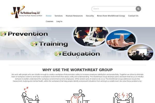 UpFront theme site design template sample