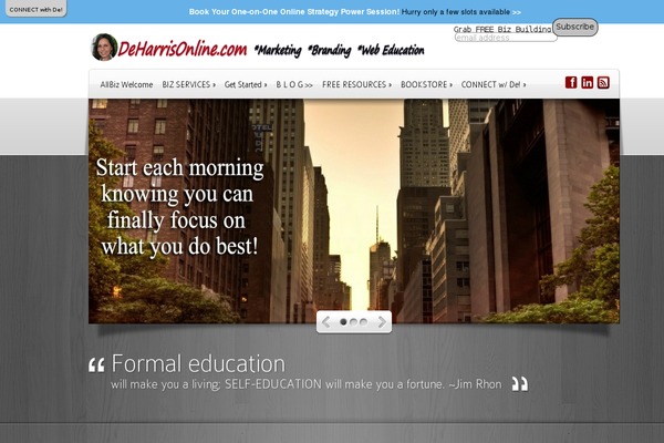 Deepfocus theme site design template sample