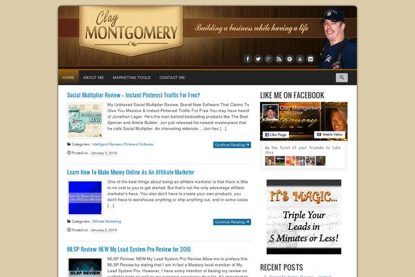 workwithclay.com site used Newelegantbiz